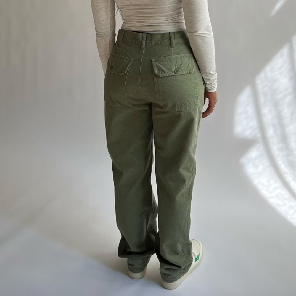 Djerf Avenue - Go To Pants Green - Picture 4 of 7